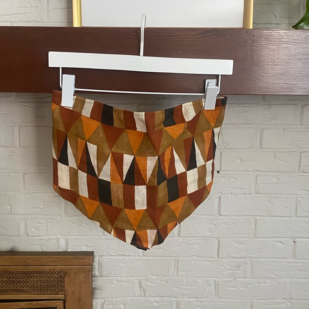 Carolina K. Strapless bandana top